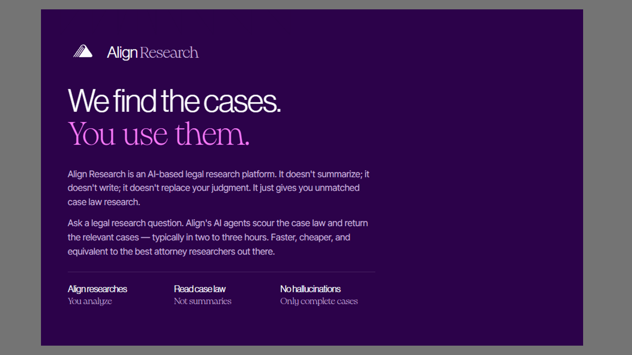 As AI Legal Research Tools Race to Give Answers, This New Product Gives Only Cases — And That’s the Point