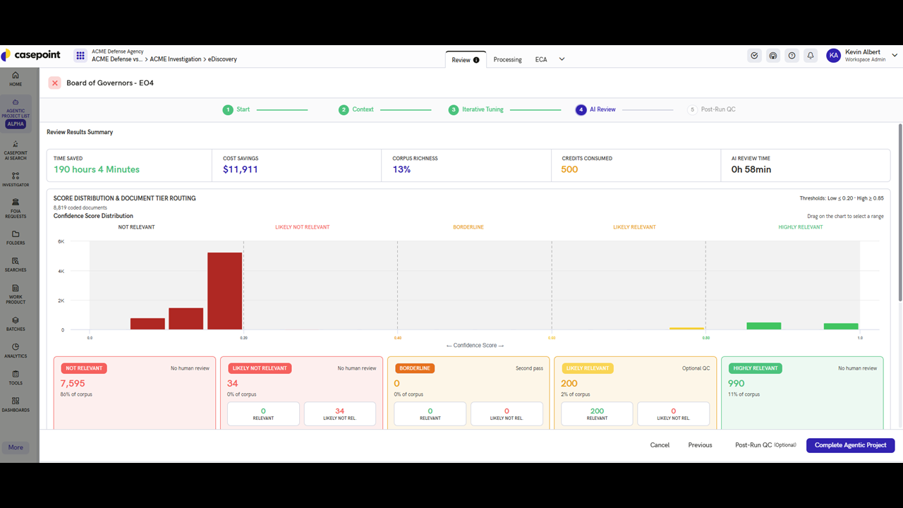 Casepoint Launches Casepoint IQ, An AI Framework Spanning Its Full Platform, from New Autonomous Agents and Assistive AI to Legacy Predictive Coding